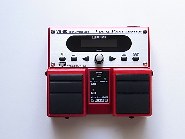 BOSS ボーカルエフェクター VE-20 ※別売りの純正アダプター付き BOSS