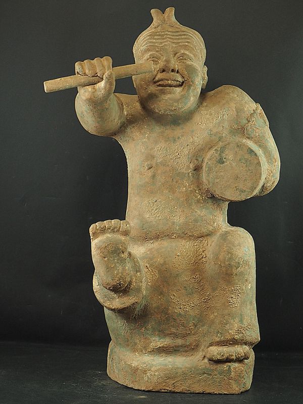 中国 唐時代 人俑 高さ約75cm 古美術唐物古玩骨董品