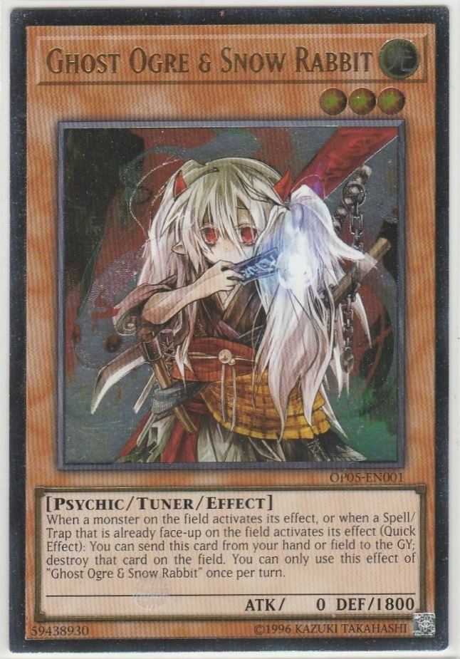 遊戯王 幽鬼うさぎ レリーフ OTS OP05-EN001 【英語版】送料無料