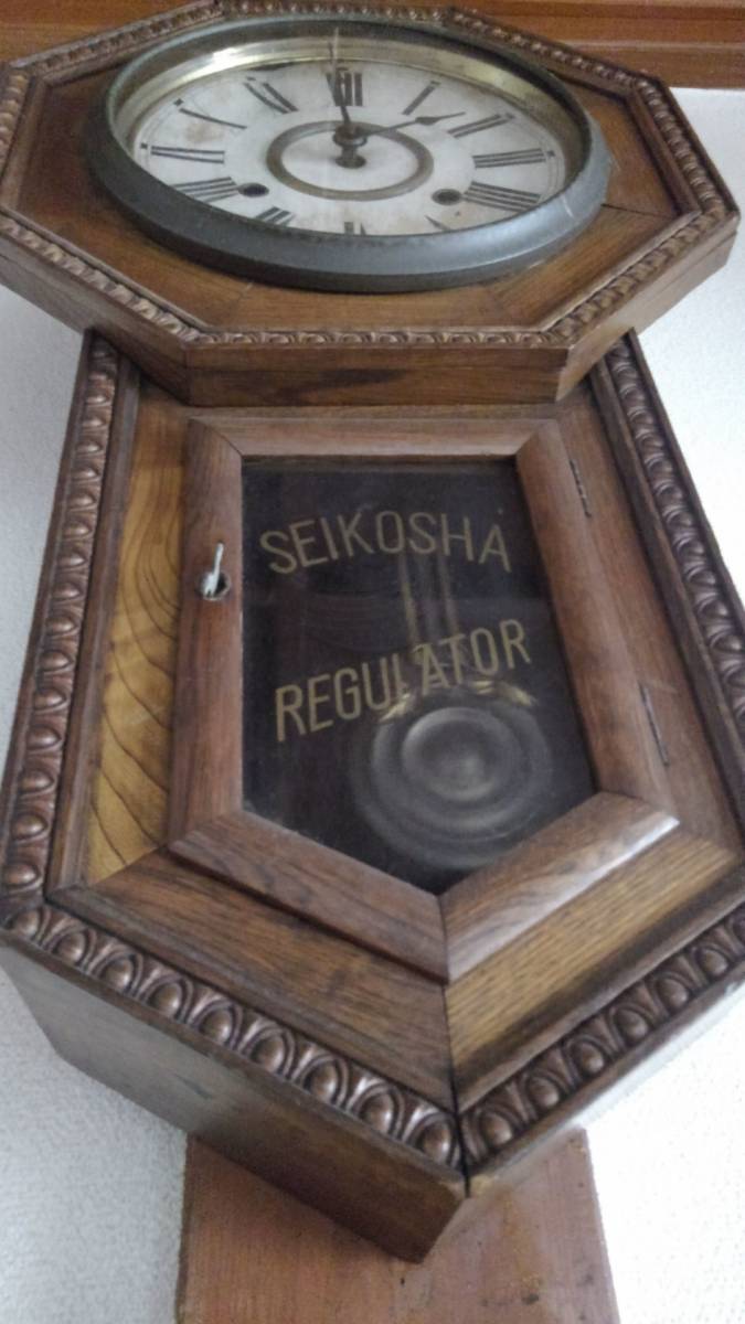 SEIKOSHA■精工舎■八角時計■壁掛時計■アンティーク■動作中