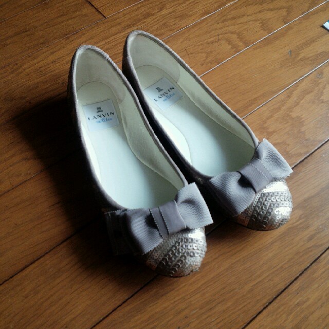 大幅値下げ！【超美品♪】 LANVIN en Bleu バレエシューズ 22.5㎝