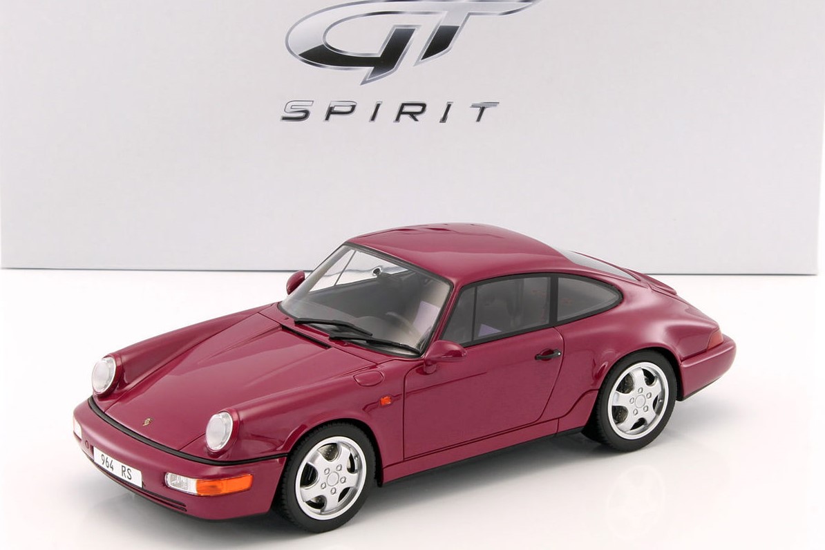 1:18 GT-Spirit ポルシェ 911 (964) カレラ RS パープル ドイツ限定 ハ