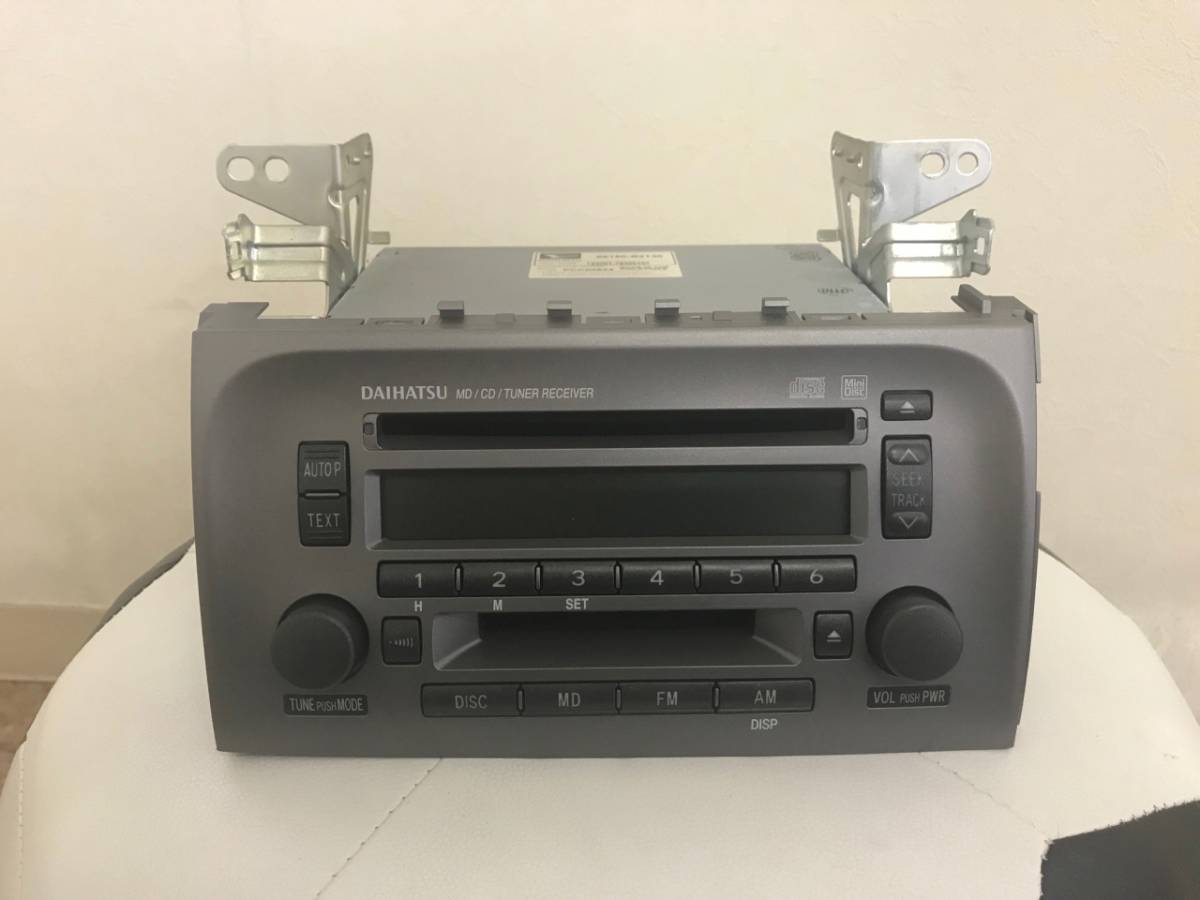 完動品　ミラジーノ L650S L660S　純正オーディオ CD/MD/FM/AM ムーヴラテ　L550S　L560S ミラジーノ - L650S カー ディスプレイオーディオ取り付け（ダイハツ ミラジーノ・L650&frasl;660系