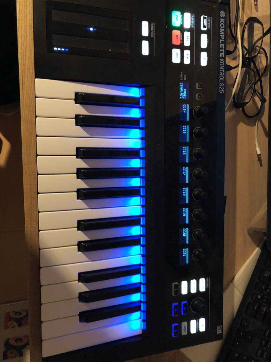 Native S25 Instruments Kontrol Komplete KONTROL MIDIキーボード (NI