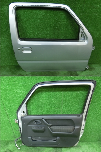 ジムニーJB23W右フロントドア Z2S シルバー