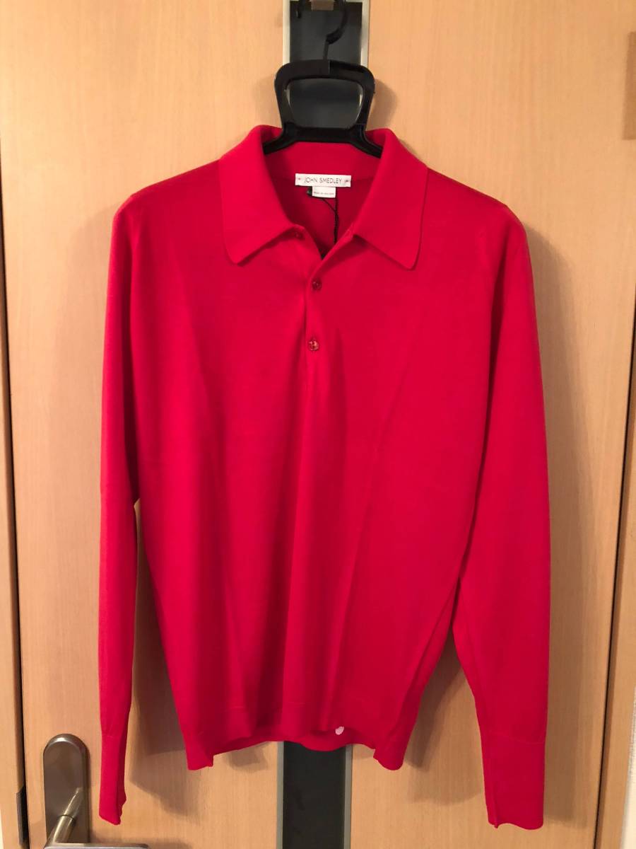 新品未使用品　ジョンスメドレー　ポロセーター　S