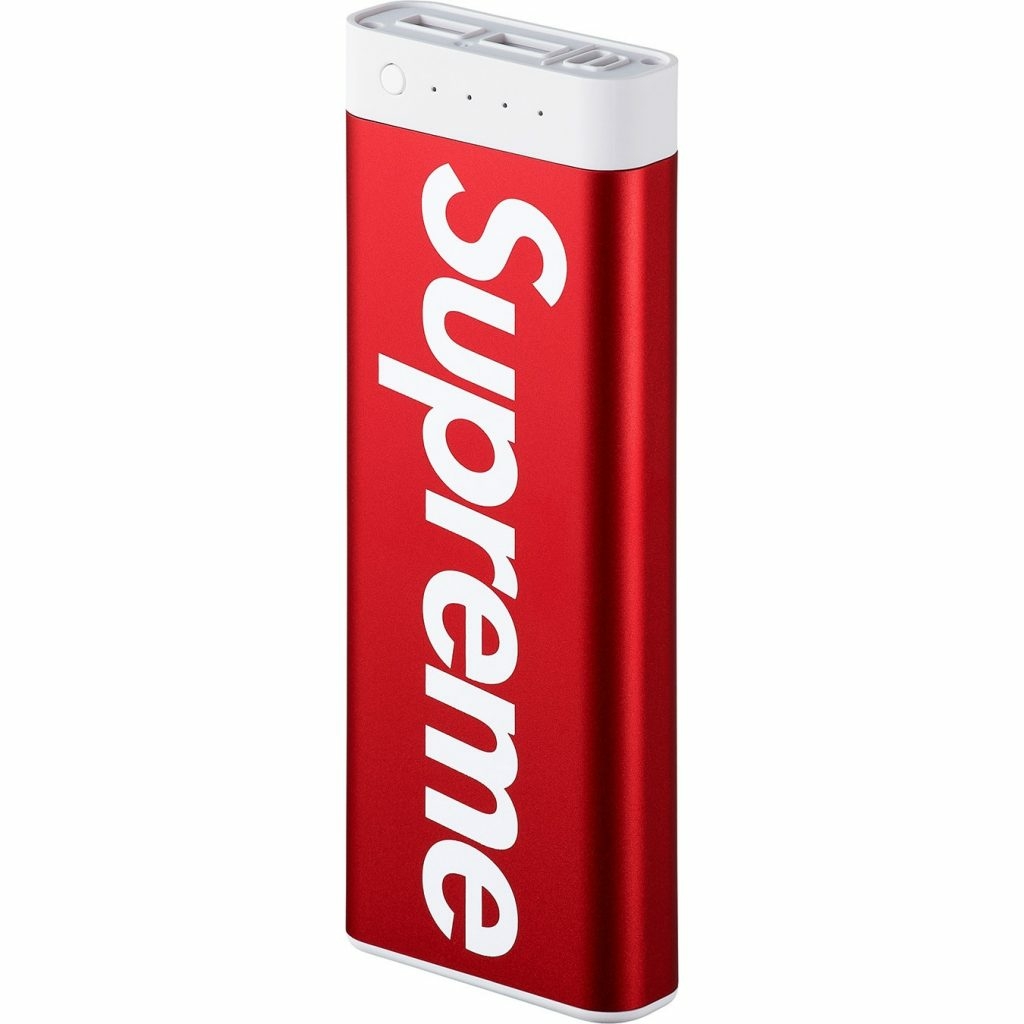 美品❗️Supreme モバイルバッテリー赤 Supreme Mophie Encore 20k mobile battery charger supreme
