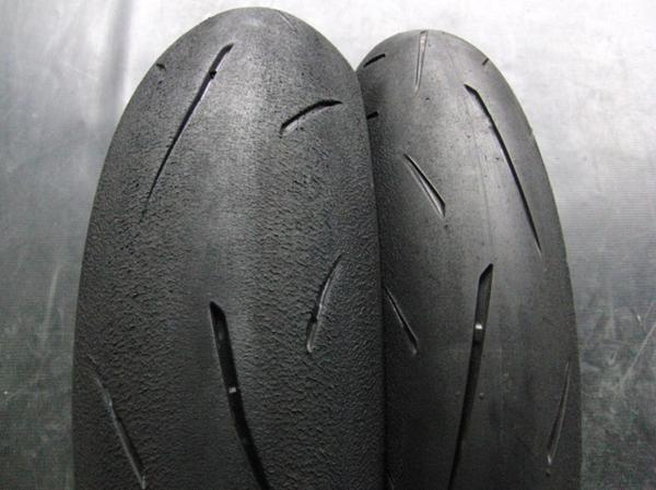 110⁄70R17 H. ダンロップ 走行2時間 中古タイヤ α-13SP 150⁄60R17 前後