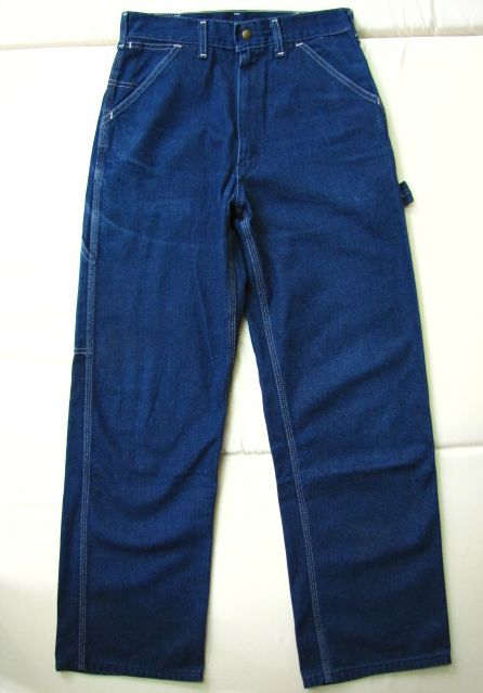 k*k様 ヴィンテージデニムペインターパンツ 70's 80's usa製 濃紺 F541＊80'sビンテージ Sears デニムペインターパンツ USA製 W30 濃紺