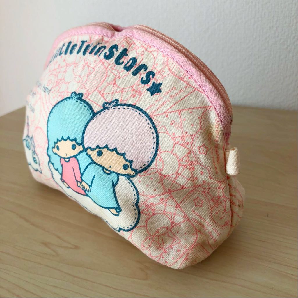 ☆キキララ☆1976 小物入れ ポーチ 昭和レトロ サンリオ 旧ロゴ 日本製