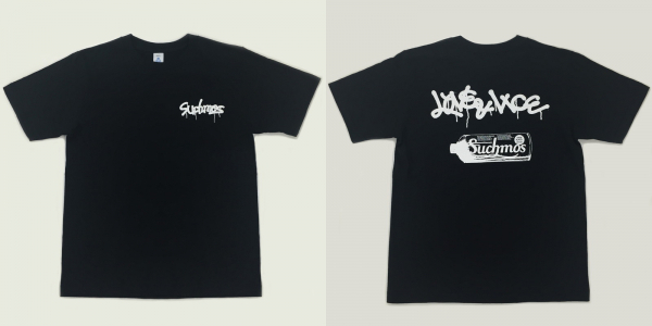 Tシャツ SPACE LOVE&VICE Suchmos（Suchmos） SHOWER 黒 Suchmos