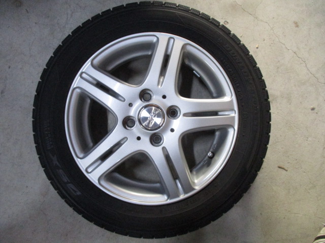 と94 □DUNLOP DUFACT スタッドレスタイヤ 4穴 155/65/R14□ DUFACT 14×