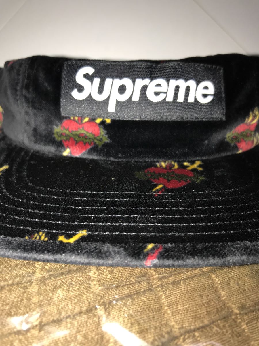 Supreme Sacred Hearts Camp Cap　新品未使用　黒 送料込み！！ Supreme Sacred Hearts Camp Cap (FW17) - $54