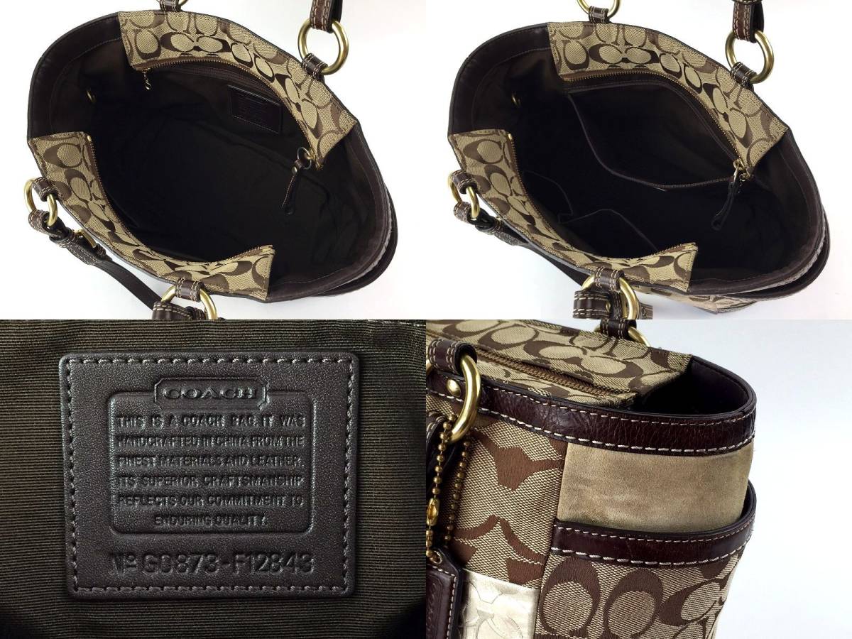 コーチ COACH コーチ ギャラリー パッチワーク シグネチャー トート 