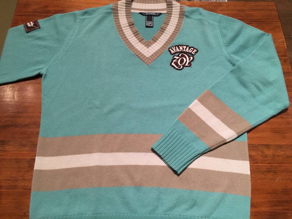 ZOY ゾーイ　カシミヤ混　セーター　緑　M