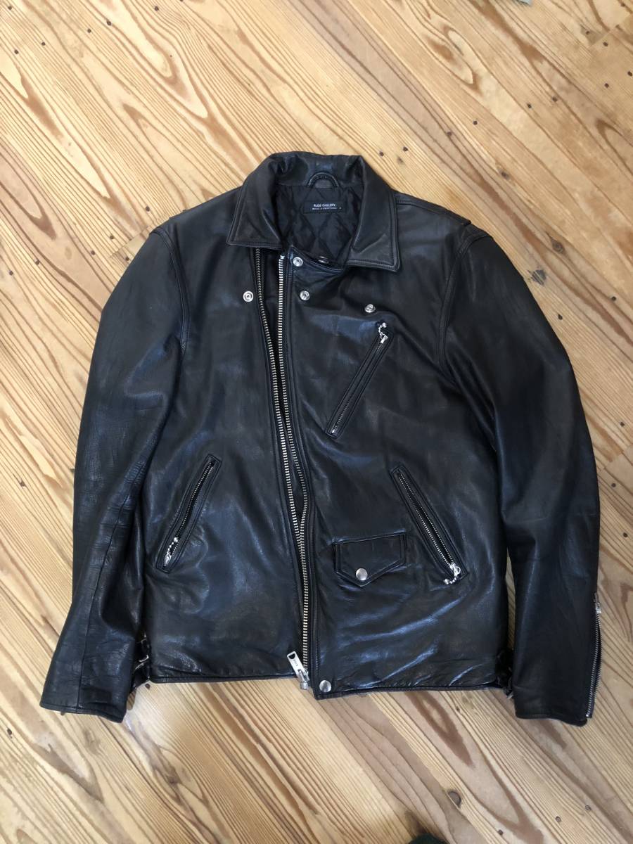 ルードギャラリー ウォッシュド ライダース ジャケット サイズ 4