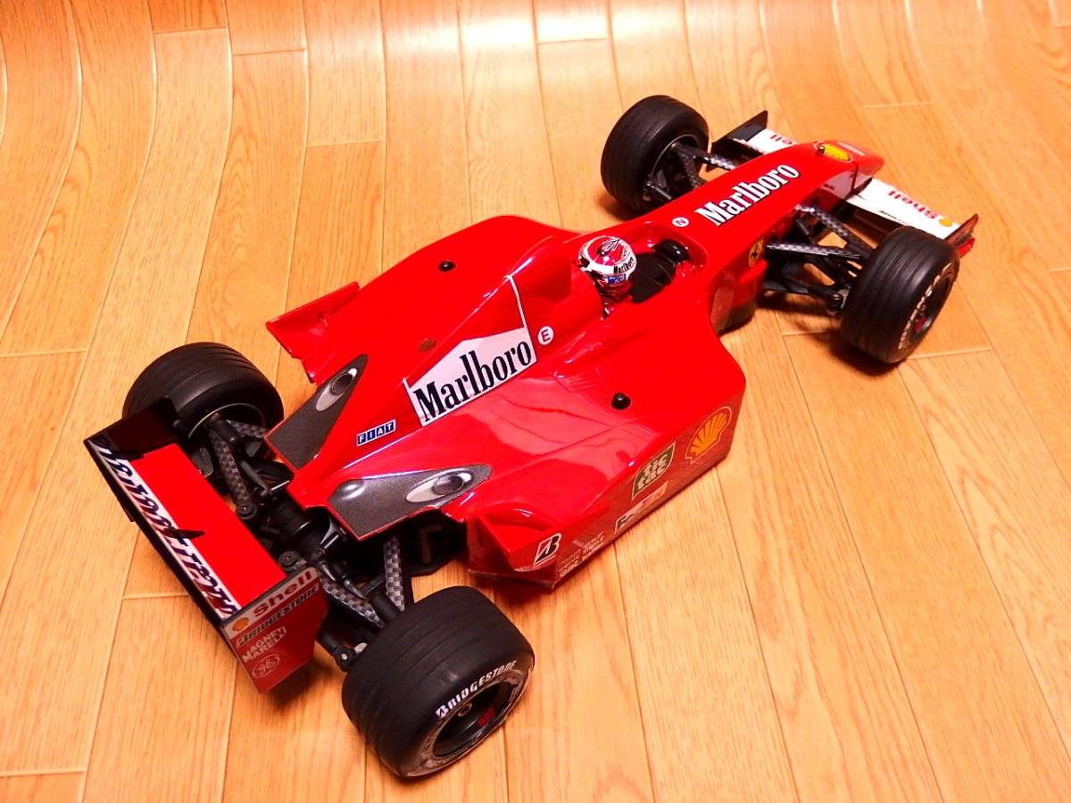 タミヤ F1 F201 ボディ付 シャーシセット オプションパーツ付