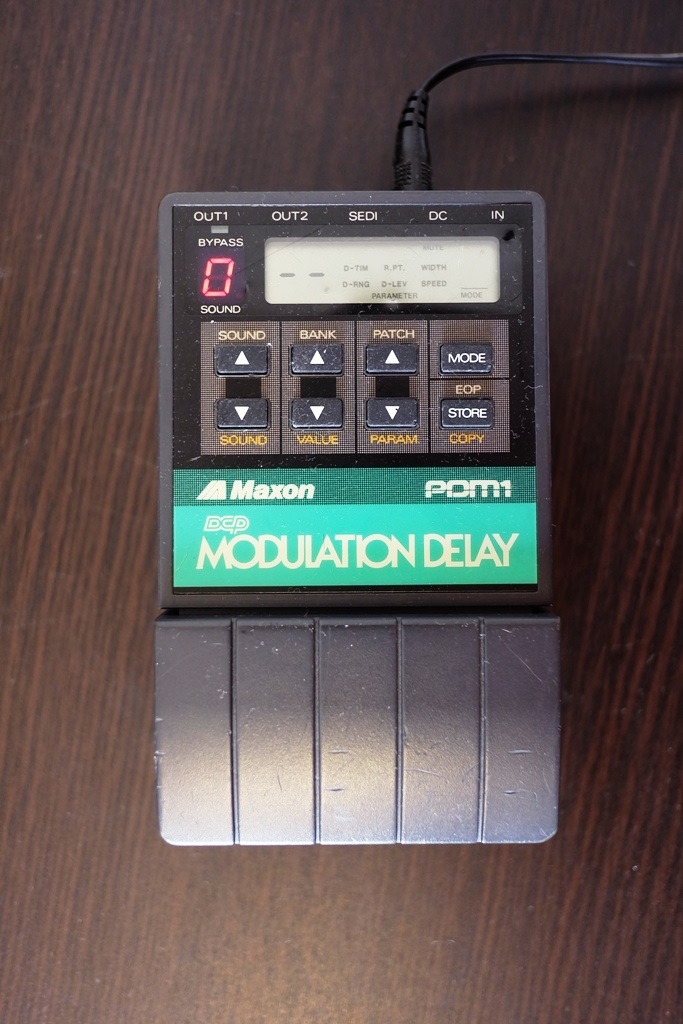 ジャンク Maxon マクソン PDM1 MODULATION DELAY エフェクター