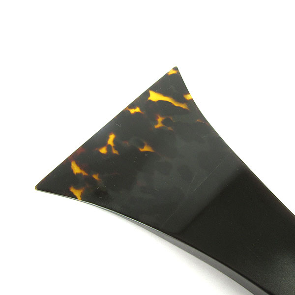 三味線 撥 べっ甲 バチ 鼈甲 ケース付き 開き8.7cm 和楽器 弦楽器 稽古