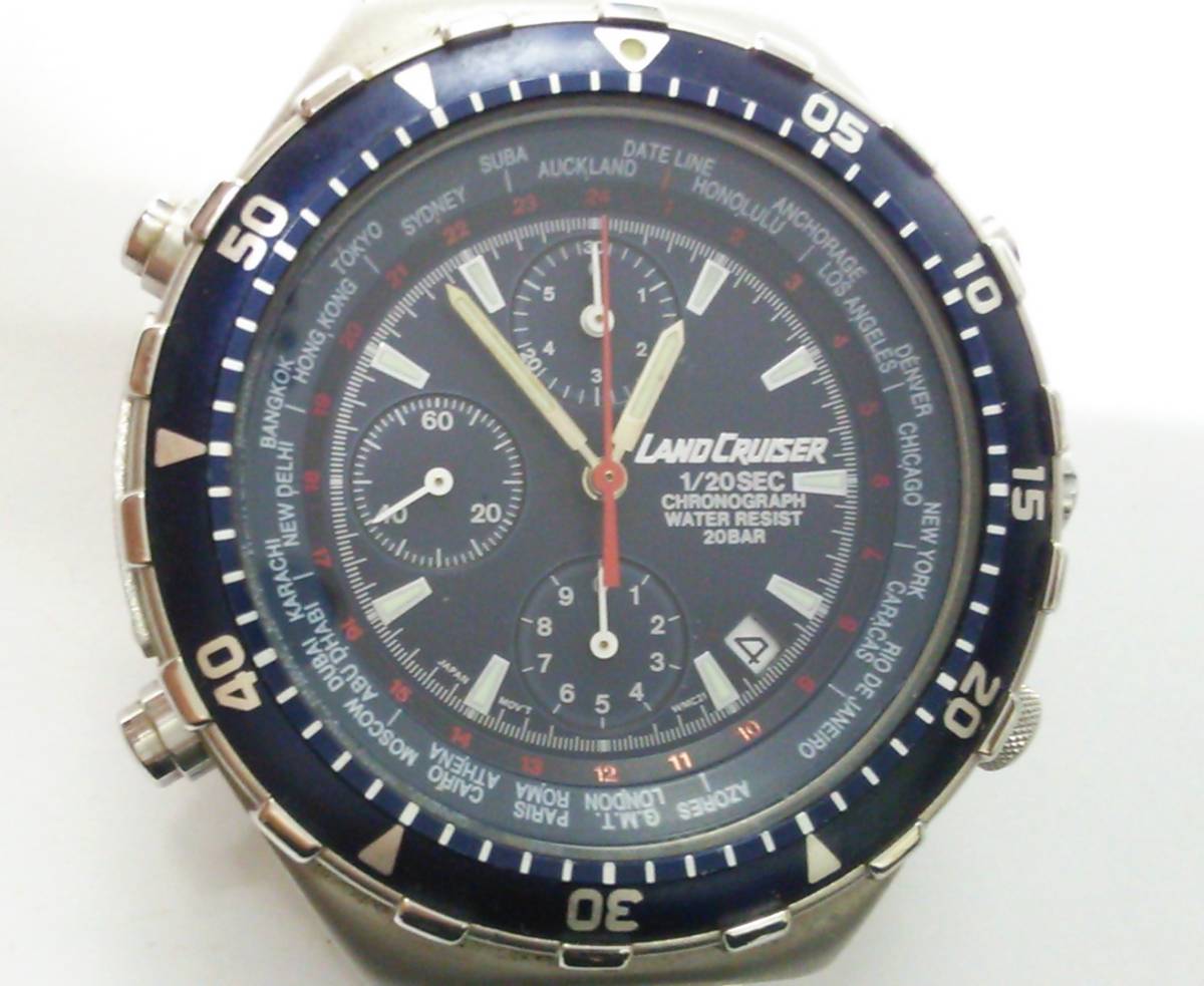 CRUISER ランドクルーザー クロノグラフ 腕時計 入手困難✨LAND