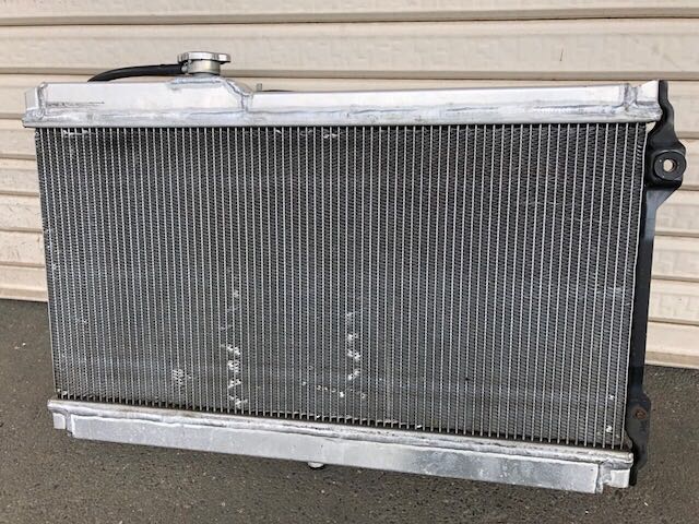 車 na6ce/na8用 シュラウド付き社外ラジエター電動ファン