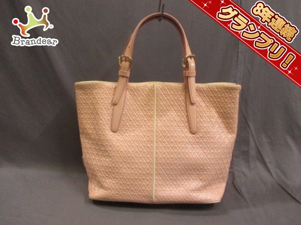 トッズ TOD'S バッグ トートバッグ エナメル（レザー） ピンク