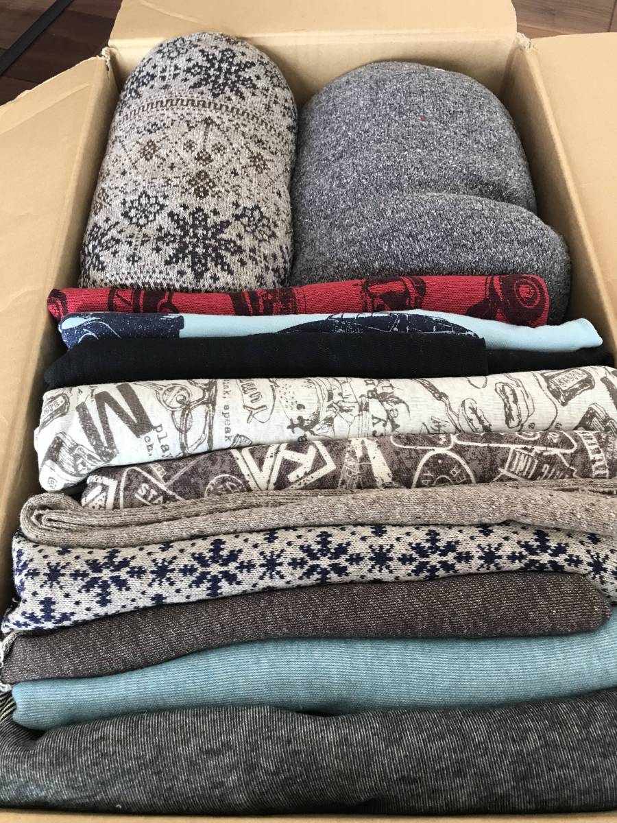 ニット生地セット①ジャズネップ　ジャガード　デニム　男の子