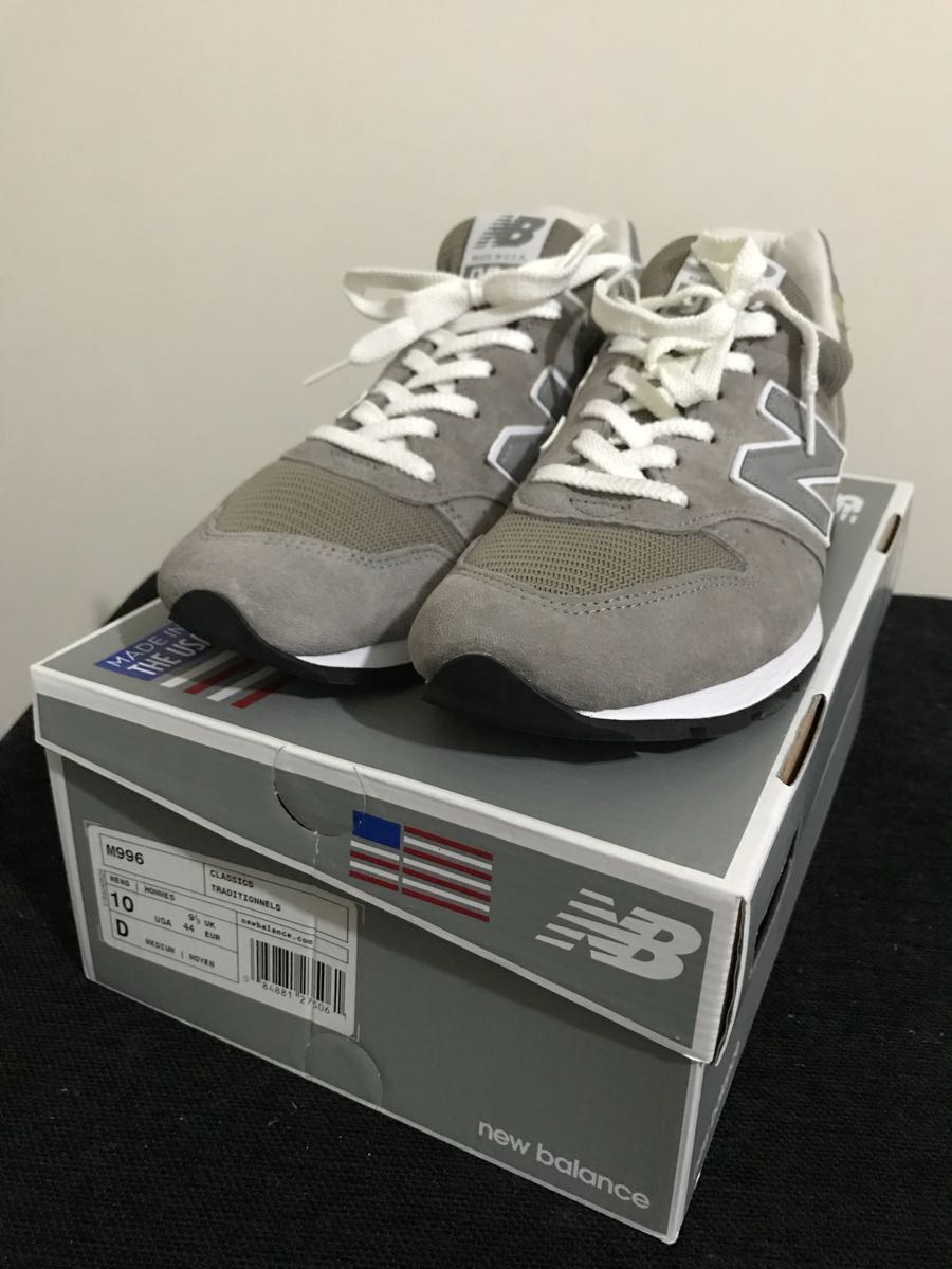 new balance M996 grey made in usa 28 us10 美品