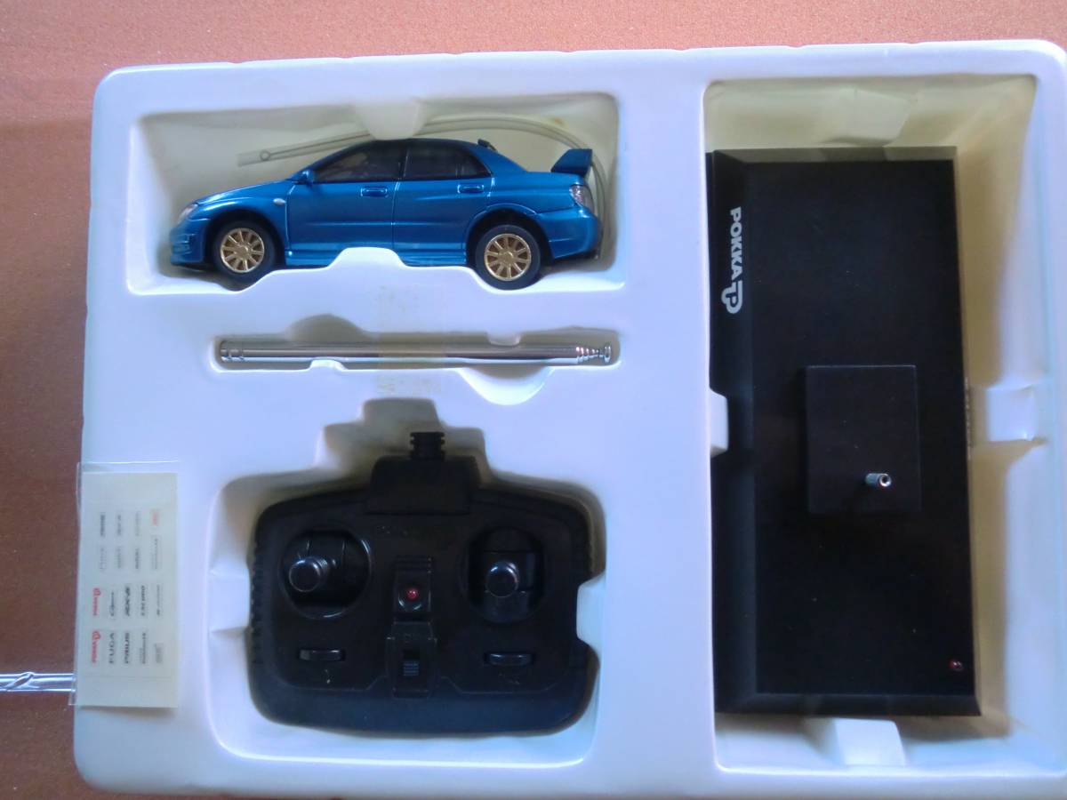 ポッカコーヒー オリジナルRCカー スバル インプレッサ WRX STI ポッカコーヒー オリジナル景品 インプレッサ WRX STI RCカー非売品 1