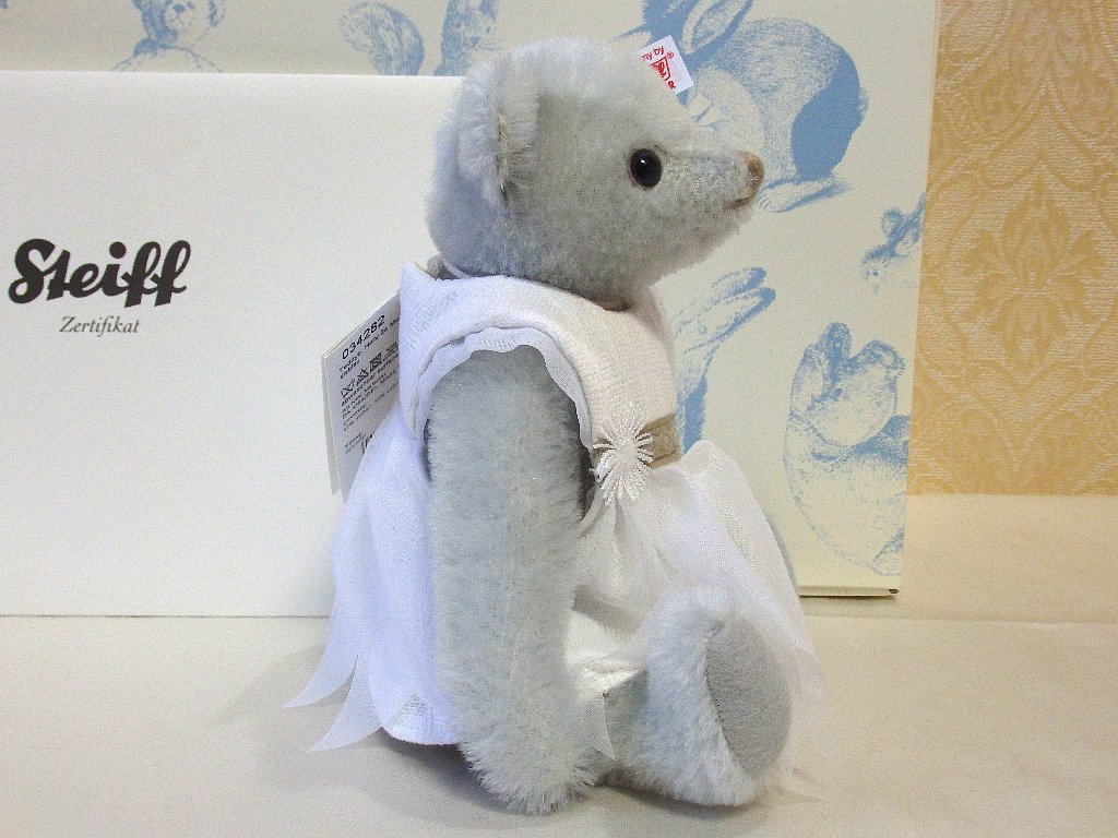 steiffシュタイフ/ アイスブルー「ホーリー・テディベア」/ 完品