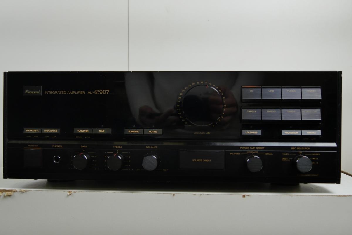 オーディオ機器 AU-α907iプリメインアンプ(ジャンク品)