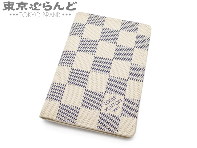 101261360 1円～ ルイ・ヴィトン LOUIS VUITTON ダミエ・アズール オーガナイザー・ ドゥ・ポッシュ カードケース N61727 イニシャル入り