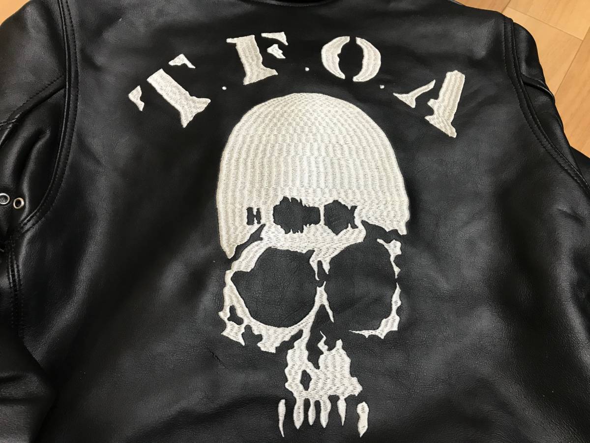 CROWS×WORST クローズ ワースト T.F.O.A 武装戦線 レザー ダブル 