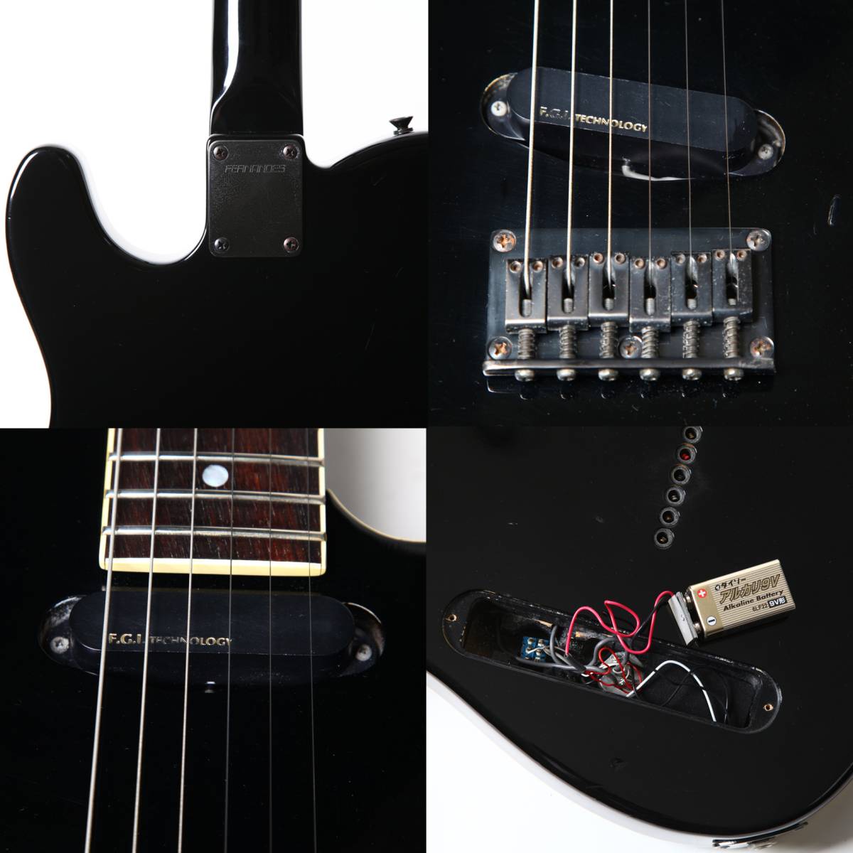 希少 FERNANDES フェルナンデス LIMITED EDITION TEJ 70 75 FGI 金ロゴ