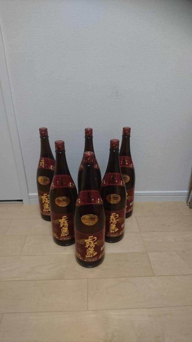 赤霧島 25度 霧島酒造 1800ml 6本セット 宮崎県 : 焼酎 [ - 人気 瓶 （あか