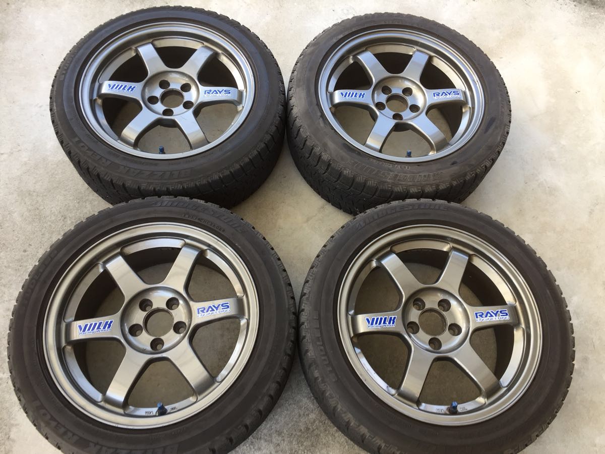 RAYS VOLK 16インチ TE37C PCD98 5H +30 7.5J アルファロメオ ランチャ 
