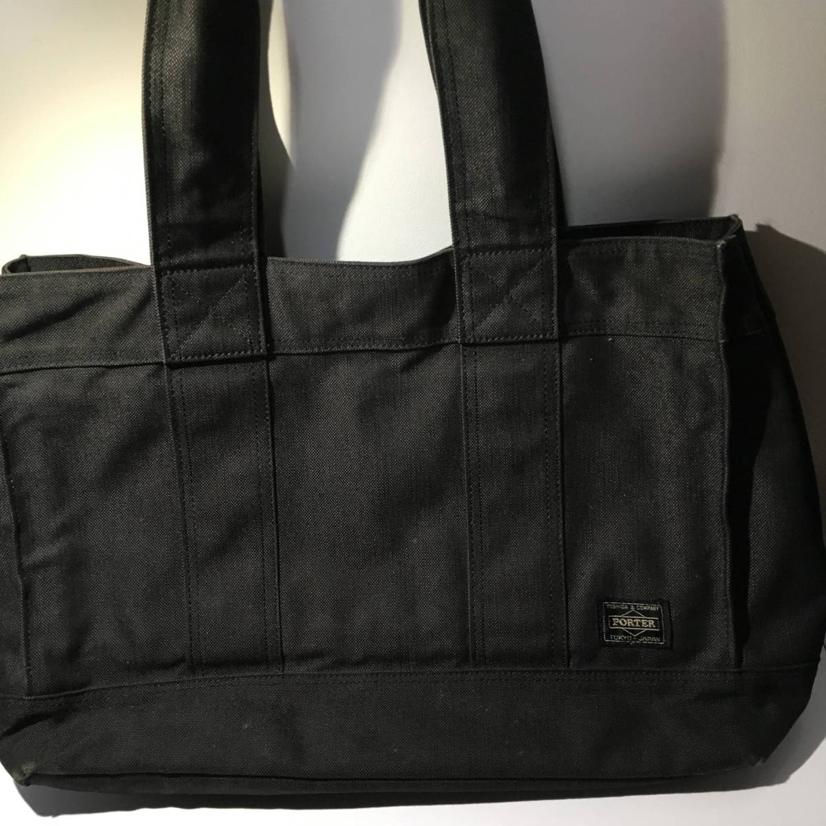 PORTER ポーター キャンバストートバッグ ブラック メンズ レディース