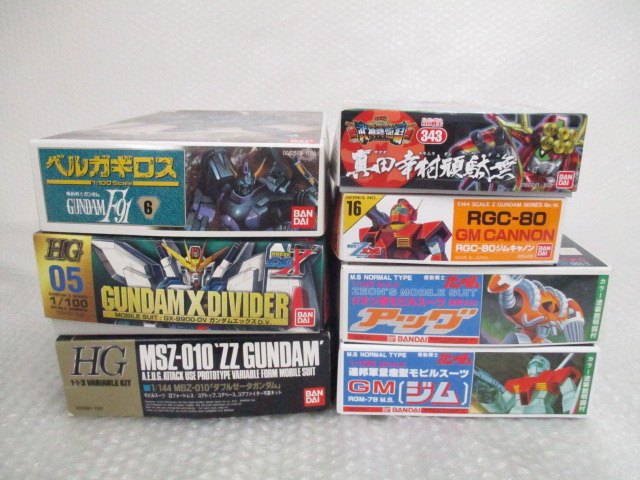HG等 1/144他 ベルガギロス，ダブルゼータガンダム，ガンダムエックス