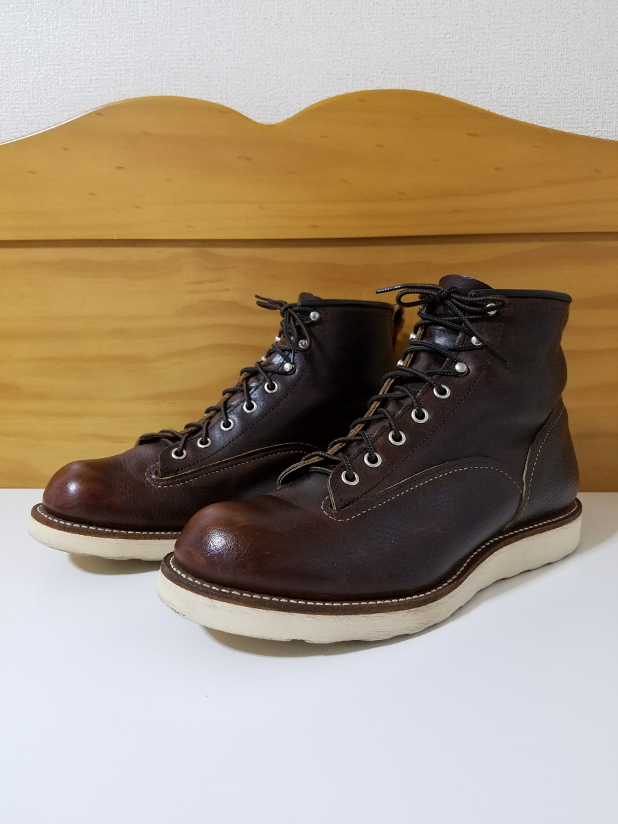 0 RED ラインマン WING レッドウィング - LINEMAN メルカリ BOOTS