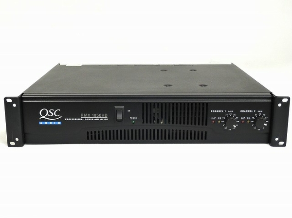 中古 QSC AUDIO RMX 1850HD パワー アンプ 音響機材 O2814412
