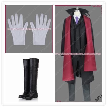 修正版コスプレ衣装 文豪ストレイドッグス 森鴎外+靴セット