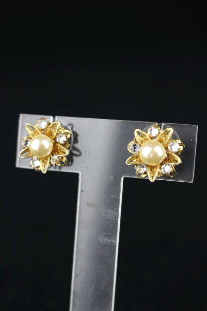 ミリアム・ハスケル ［ MIRIAMHASKELL ］ パールビジュー スター ピアス ゴールド レディース 星型　ミリアムハスケル　C12B-2