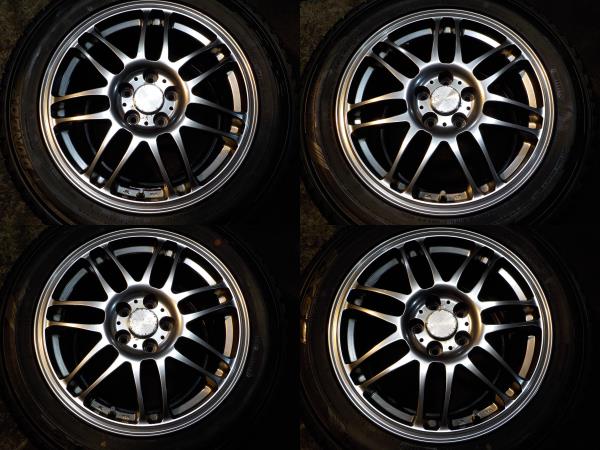 205/55R16 溝ありスタッドレス アルミホイール SET