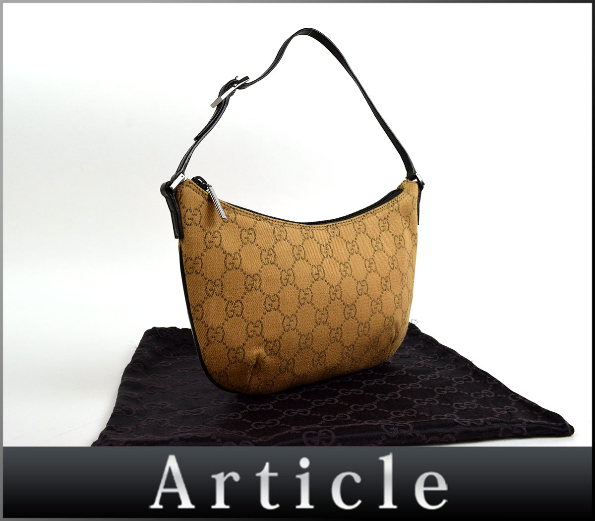 51826♪美品 GUCCI グッチ/ アクセサリーポーチ ハンドバッグ/ GG柄 