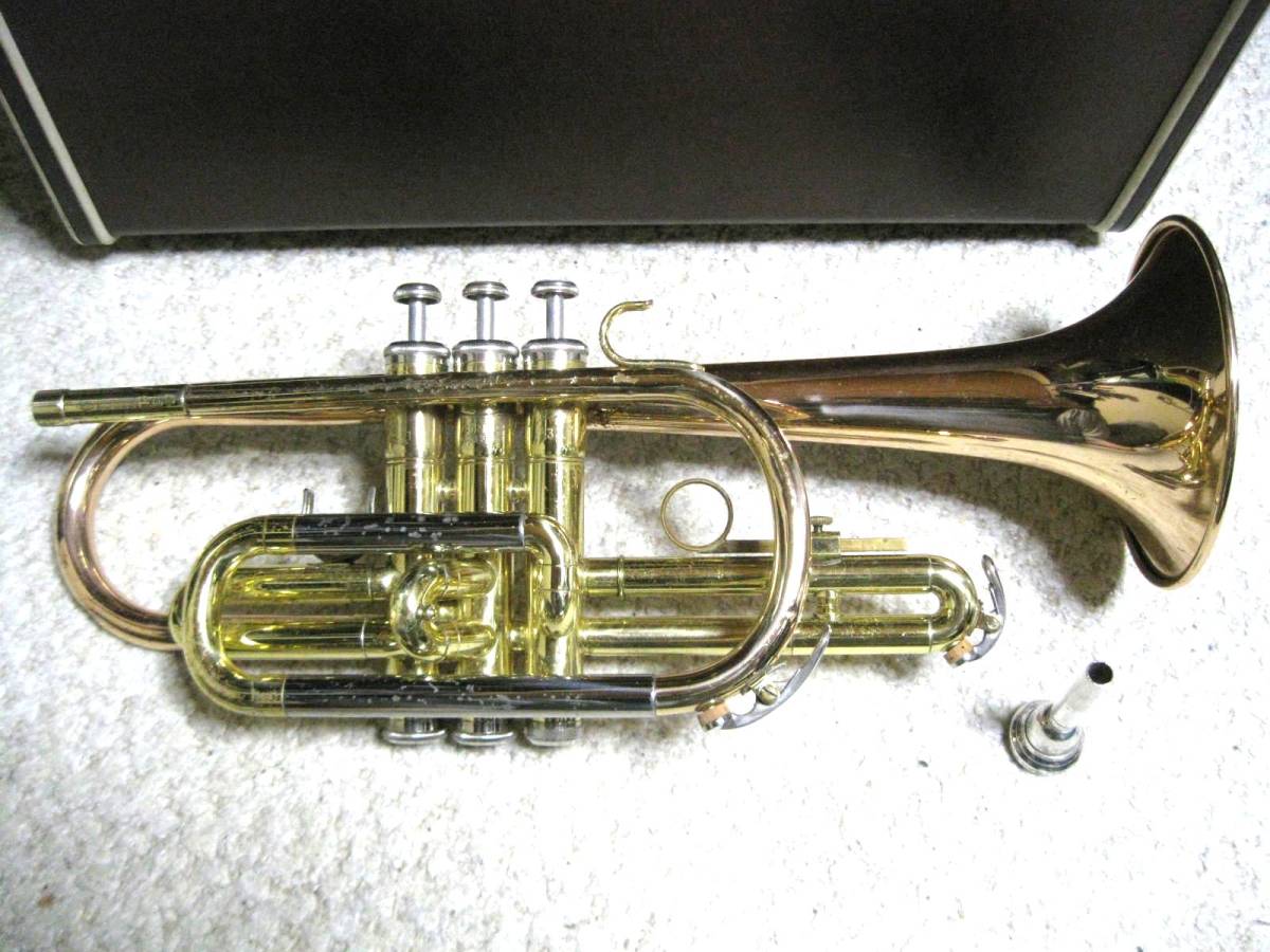 ヤマハ ロングコルネット YAMAHA YCR-3310 赤ベル 動作品！ 1980