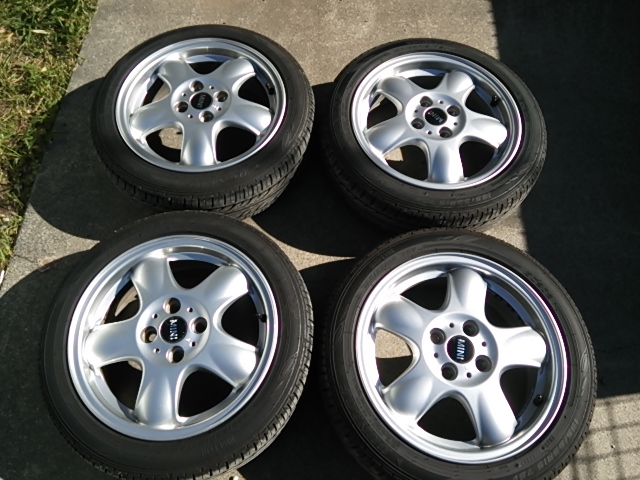 バリ山165/55R15ダンロップエナセーブ美品ミニ純正ホイール4本セット