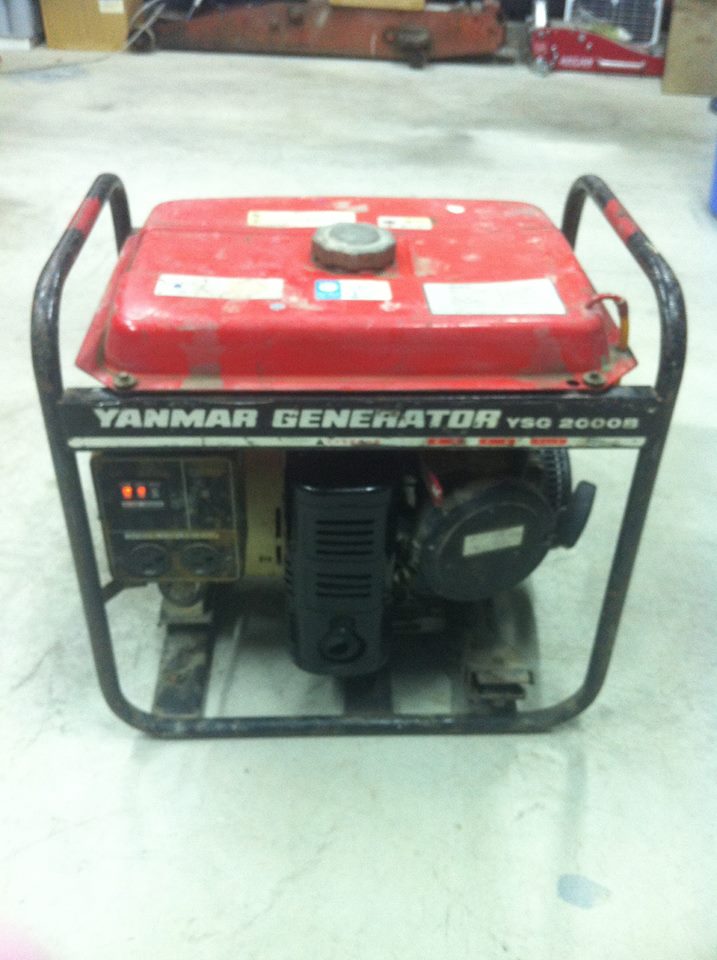 ヤンマー 発電機 YSG−2000B ヤンマーYANMAR－YSG 2000B 中古