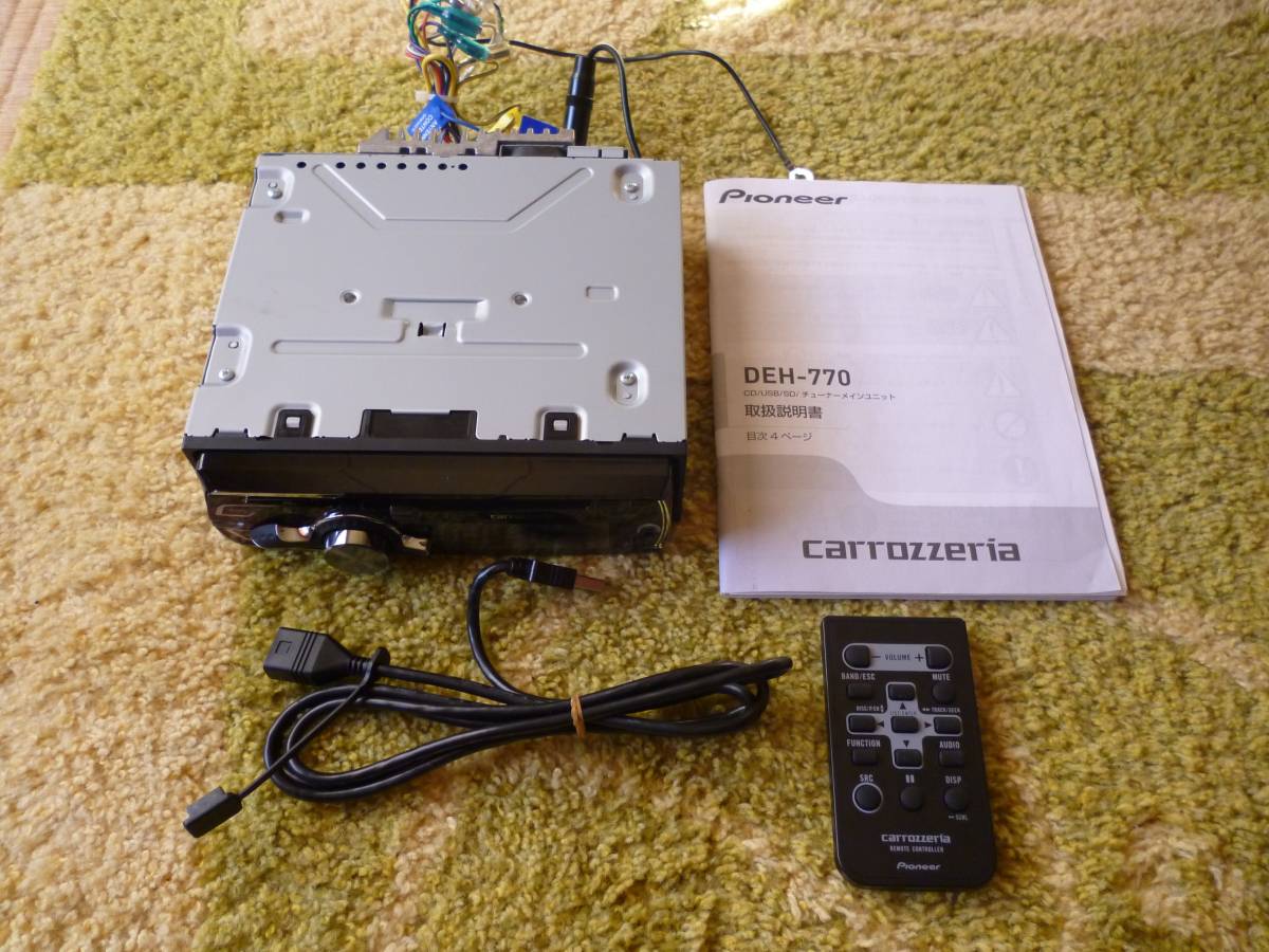DEH-770 カロッツェリア AVメインユニット カーAV | デザイン