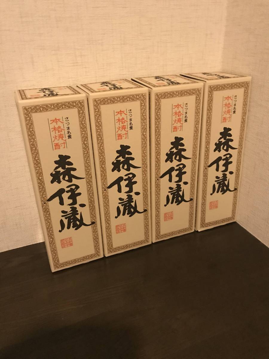 ♪♪ JAL（日本航空）機内販売 森伊蔵 4本セット♪♪ 焼酎 飲料 【公式