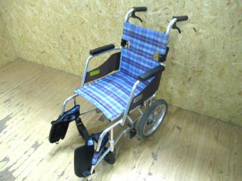 中古 車椅子 Miki SKT-1 介助用 100kg 折りたたみ 越谷発[r+]31431